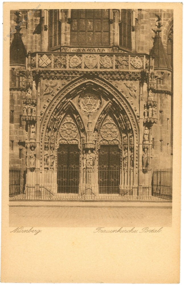 nürnberg, frauenkirche portal nürnberg, frauenkirche portal