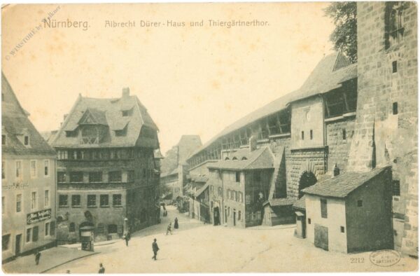 nürnberg, albrecht dürer haus und thiergärtnerthor