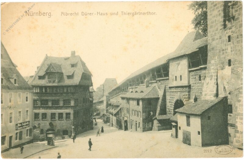 nürnberg, albrecht dürer haus und thiergärtnerthor nürnberg, albrecht dürer haus und thiergärtnerthor