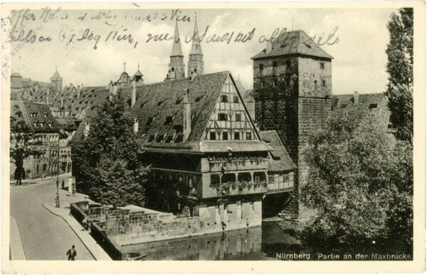 nürnberg, partie an der maxbrücke