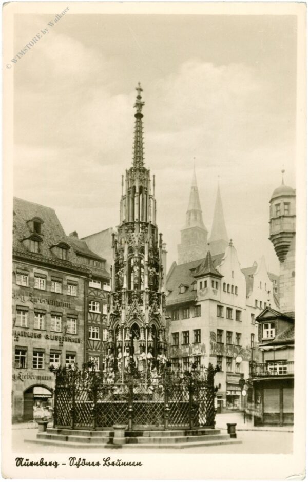nürnberg, schöner brunnen