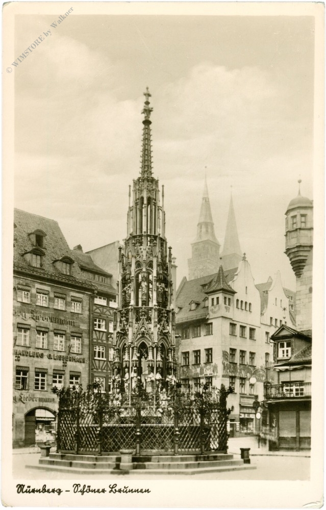 nürnberg, schöner brunnen nürnberg, schöner brunnen