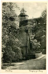 nürnberg, eingang zur burg