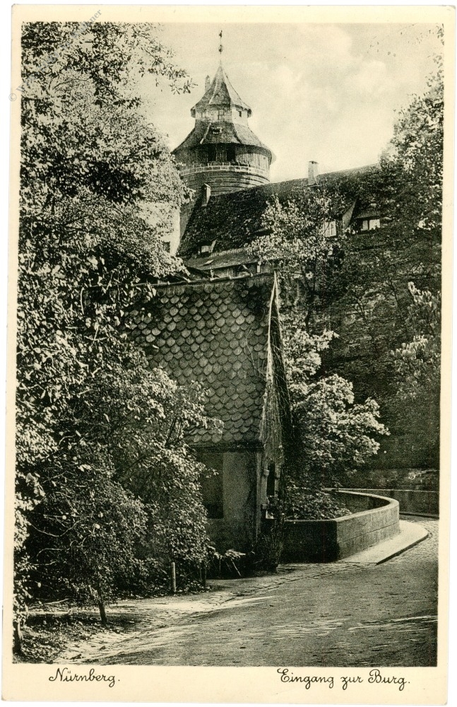 nürnberg, eingang zur burg nürnberg, eingang zur burg