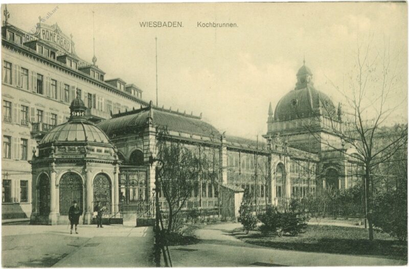 wiesbaden, kochbrunnen wiesbaden, kochbrunnen