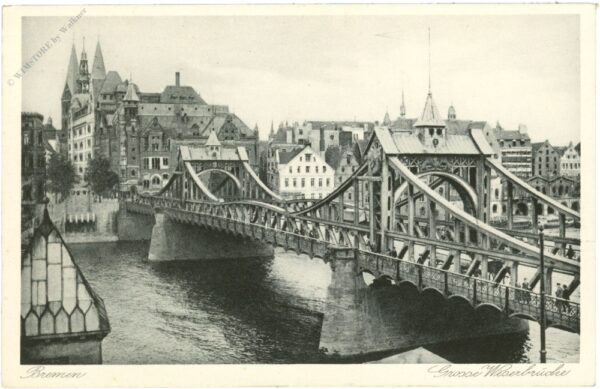 bremen, große weserbrücke
