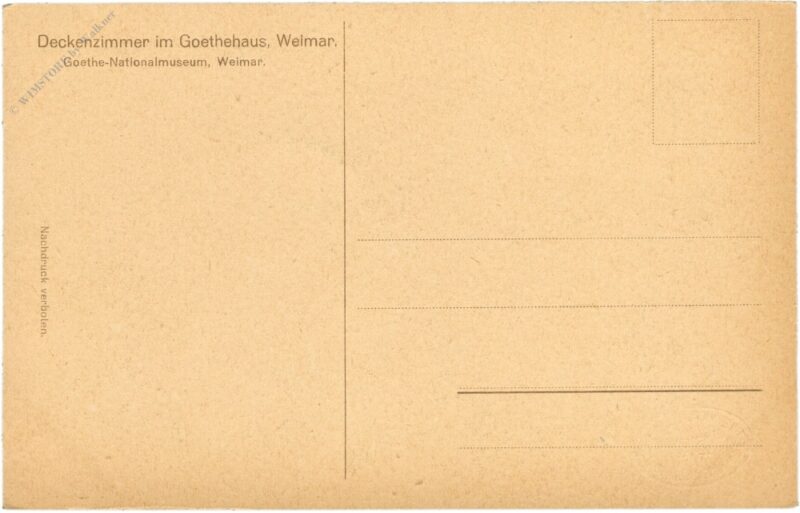 weimar, goethehaus, deckenzimmer