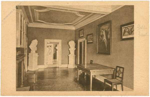 weimar, goethehaus, gelber saal