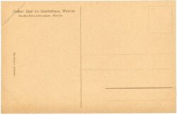 weimar, goethehaus, gelber saal