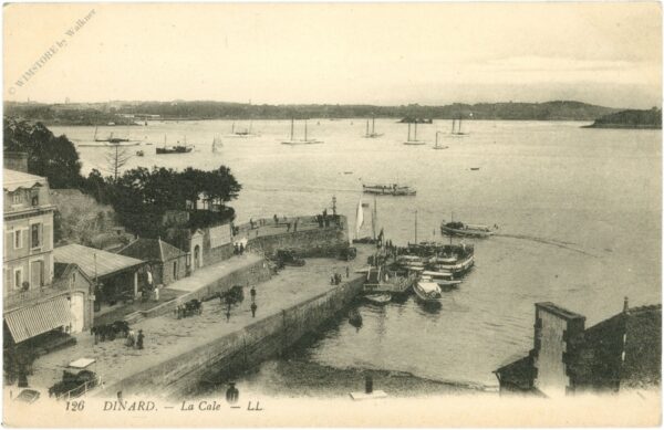 dinard, la cale
