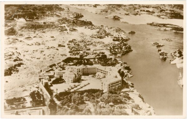 asswan, luftbild vom cataract hotel