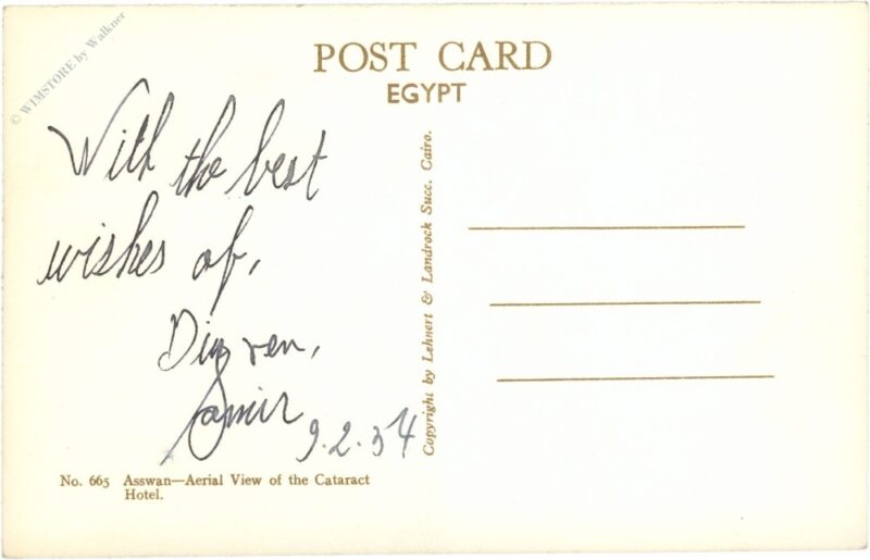 asswan, luftbild vom cataract hotel