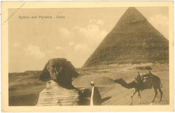 cairo, sphinx und pyramide