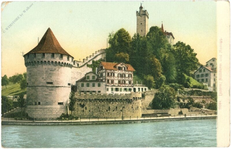 luzern, nölliturm und musegg luzern, nölliturm und musegg