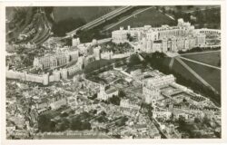 windsor, luftbild vom schloss und der umgebung
