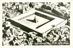 cairo, luftbild der moschee