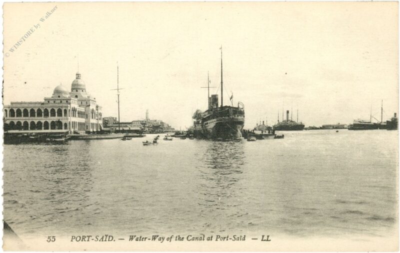 port said, water way of the canal port said, water way of the canal