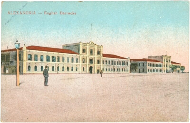 alexandria, english barracks