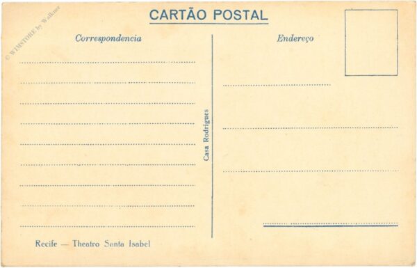 recife, theatro santa isabel