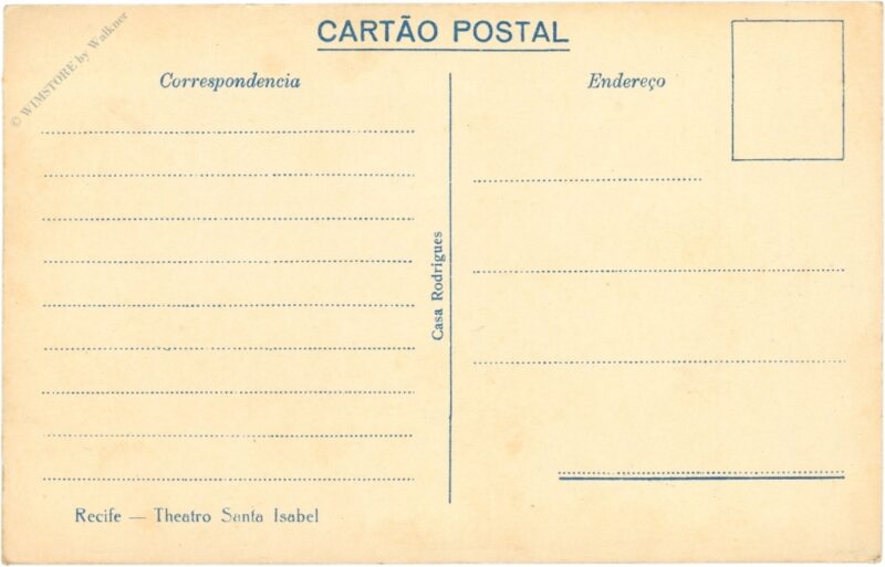recife, theatro santa isabel