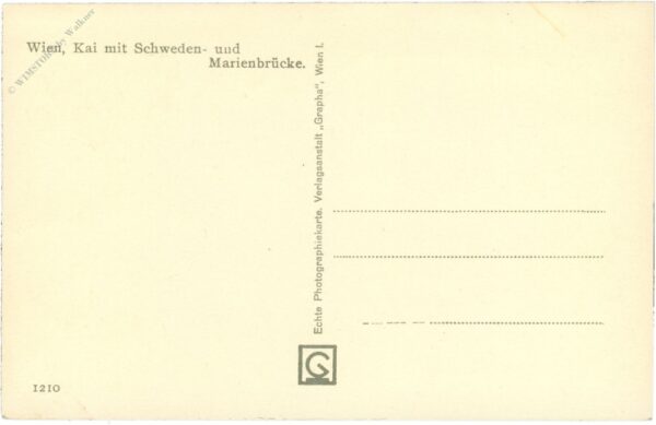 wien 1, kai mit schweden und marienbrücke