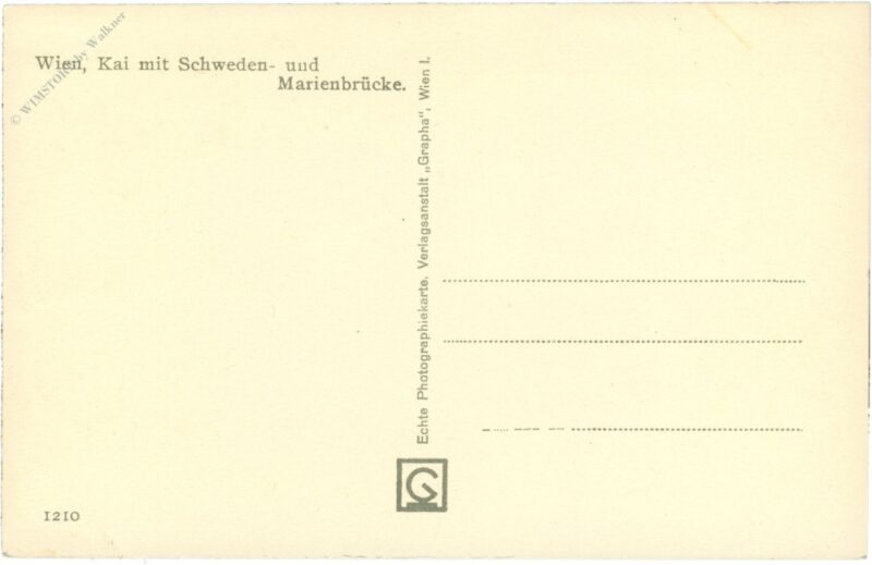 wien 1, kai mit schweden und marienbrücke