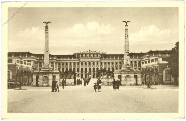 wien 13, schloss schönbrunn, haupteingang
