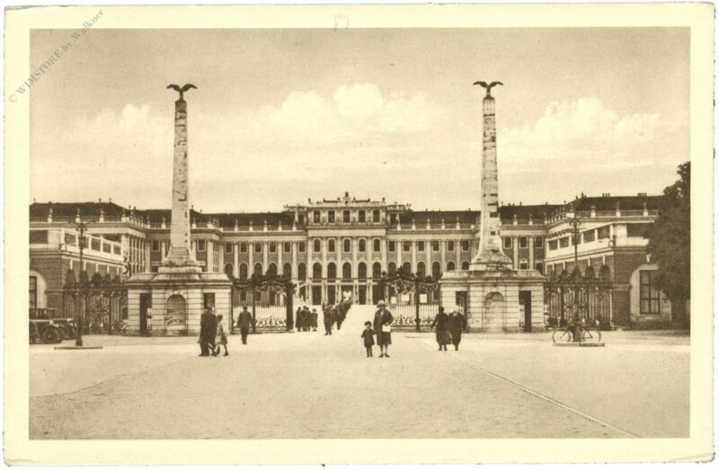 wien 13, schloss schönbrunn, haupteingang