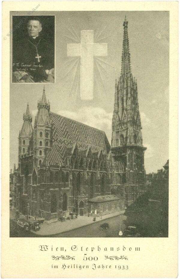 wien 1, stephansdom, 500 im heiligen jahre 1933