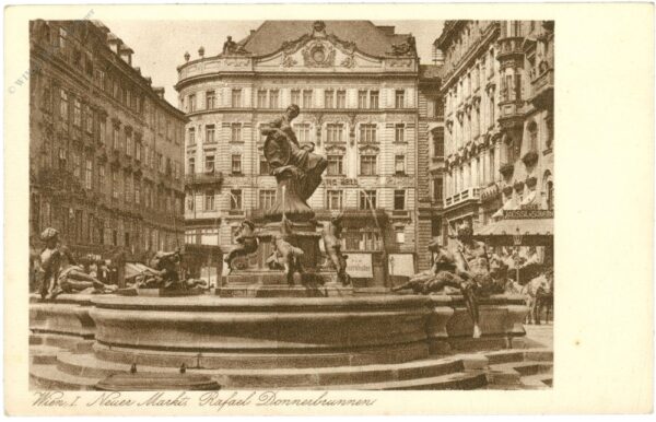 wien 1, neuer markt, rafael donnerbrunnen