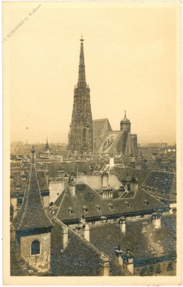 wien 1, stephanskirche vom kranziskanerturm