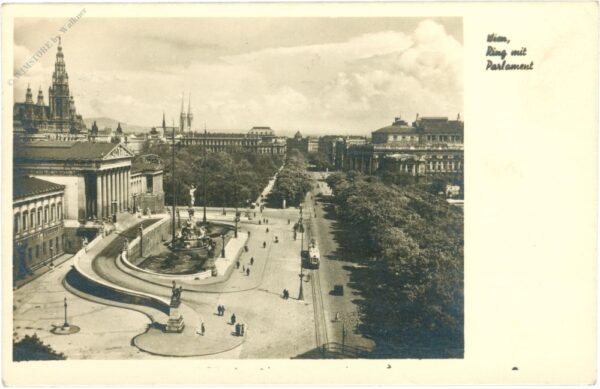 wien 1, ring mit parlament