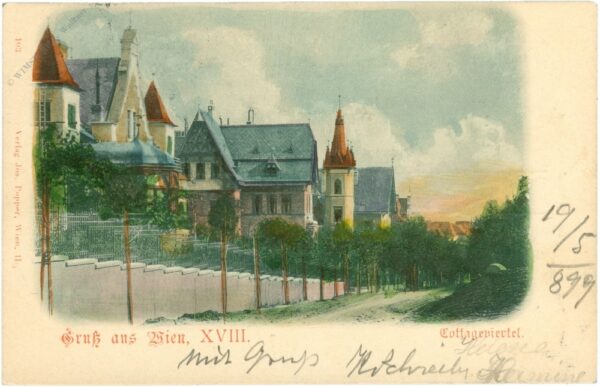 wien 18, gruss aus, cottageviertel