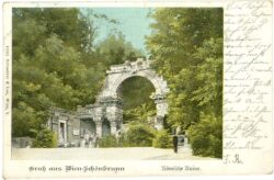 wien 13, schloss schönbrunn, römische ruine