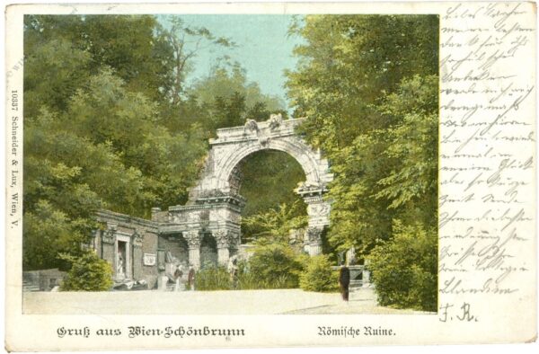 wien 13, schloss schönbrunn, römische ruine