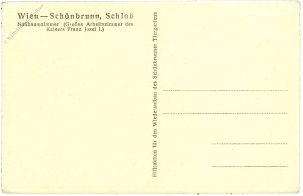 wien 13, schloss schönbrunn, nußbaumzimmer