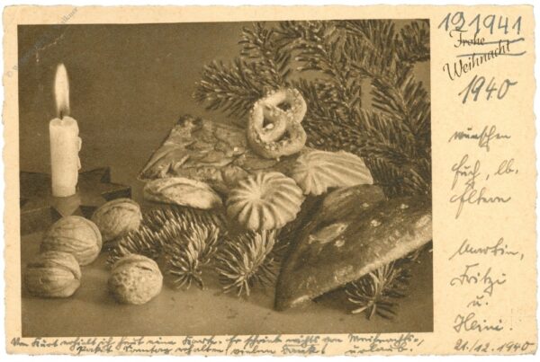 weihnachten, nüsse, zapfen und kekse