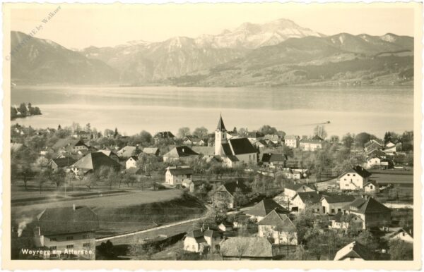 weyregg am attersee, ortsansicht