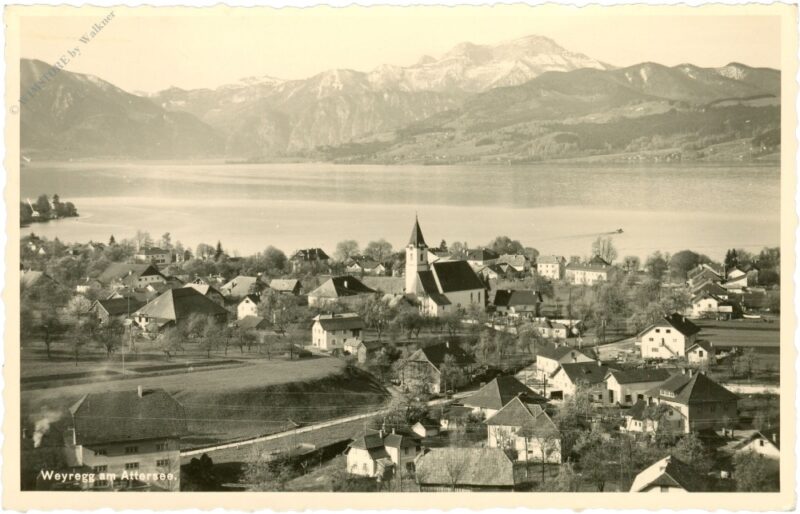 weyregg am attersee, ortsansicht