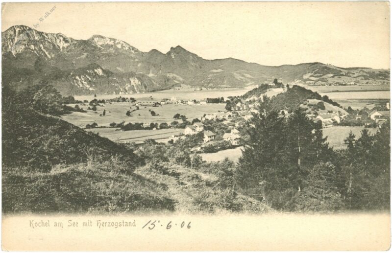 kochl am see, mit herzogstand kochl am see, mit herzogstand