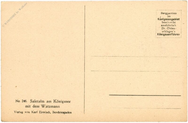 königsee, saletalm am königsee mit dem watzmann
