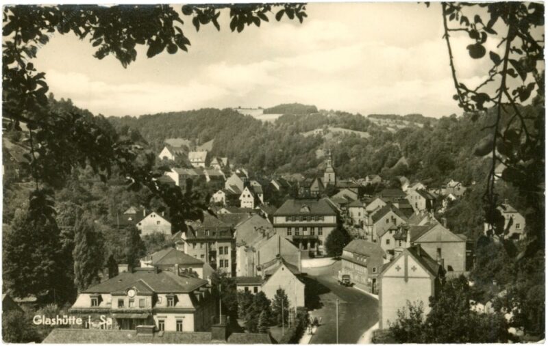 glashütte, ortsansicht glashütte, ortsansicht