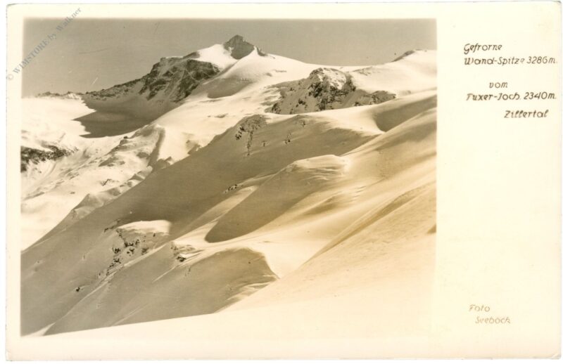 hintertux, gefrorne wand spitze vom tuxer joch hintertux, gefrorne wand spitze vom tuxer joch