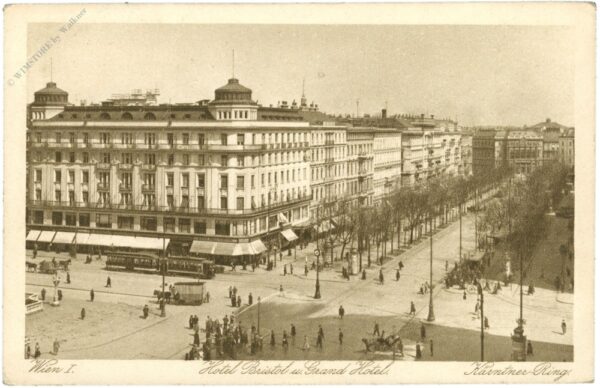 wien 1, kärntnerring, hotel bristol und grand hotel