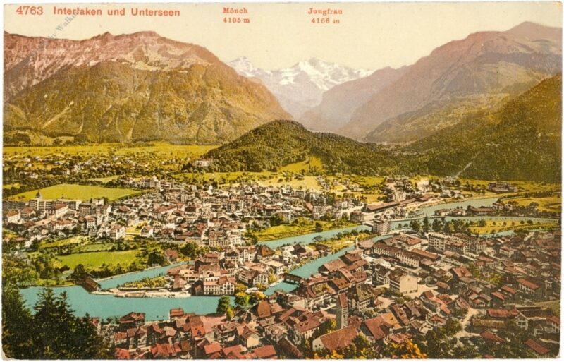 interlaken, und die unterseen interlaken, und die unterseen
