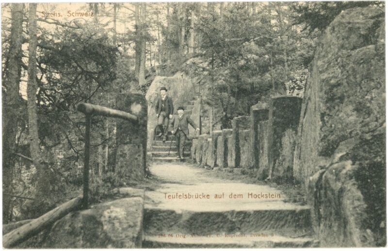 hohnstein, teufelsbrücke auf dem hockstein hohnstein, teufelsbrücke auf dem hockstein