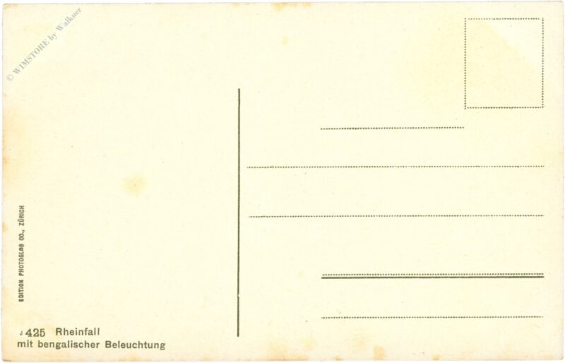 rheinfall mit bengalischer beleuchtung