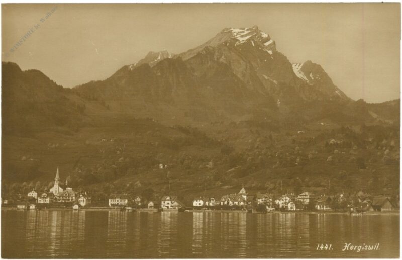 hergiswil, ansicht hergiswil, ansicht