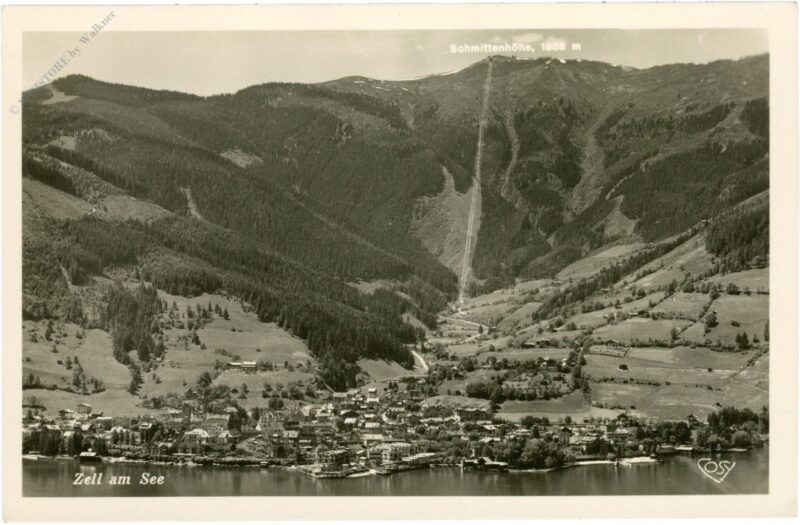 zell am see, ortsansicht zell am see, ortsansicht