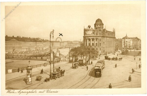 wien 1, aspernplatz mit urania